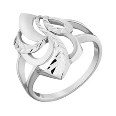 Серебряное кольцо с фианитами Alfa-Karat 2014488/9-17.0 цена и информация | Кольцо | pigu.lt