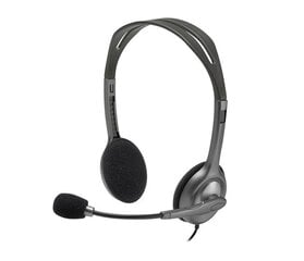 Наушники Logitech H111 цена и информация | Теплая повязка на уши, черная | pigu.lt
