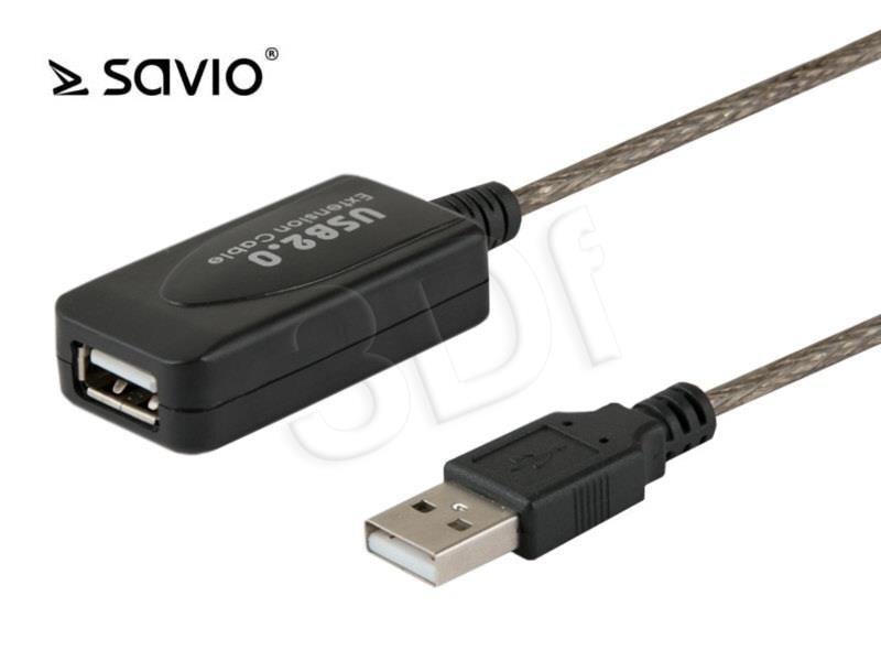 Savio CL-76, USB Type A , 5 m kaina ir informacija | Kabeliai ir laidai | pigu.lt