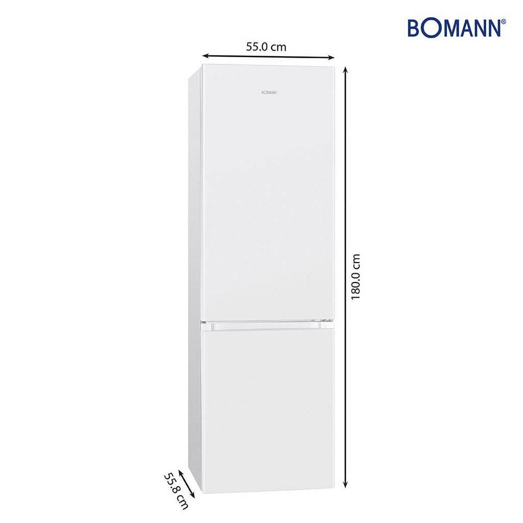 Bomann KG1841W kaina ir informacija | Šaldytuvai | pigu.lt