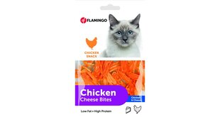 Лакомство для кошек Flamingo Chicken Cheese Bites, 85 г цена и информация | Лакомства для кошек | pigu.lt