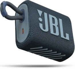 JBL wireless speaker Go 3 BT, blue цена и информация | Аудиоколонки | pigu.lt