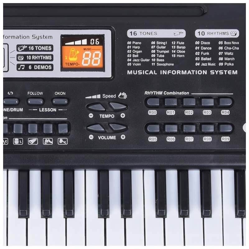 Vaikiškas sintezatorius MQ 6106 KEYBOARD kaina ir informacija | Klavišiniai muzikos instrumentai | pigu.lt