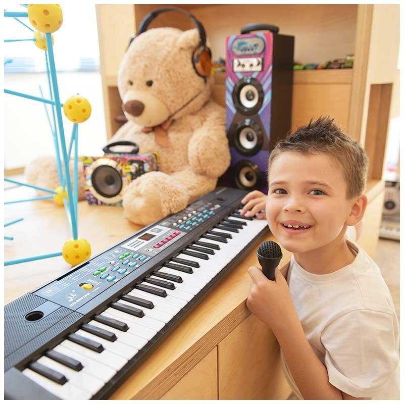 Vaikiškas sintezatorius MQ 601 UFB KEYBOARD kaina ir informacija | Klavišiniai muzikos instrumentai | pigu.lt