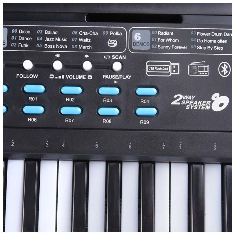 Vaikiškas sintezatorius MQ 601 UFB KEYBOARD kaina ir informacija | Klavišiniai muzikos instrumentai | pigu.lt