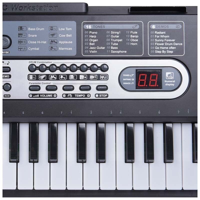 Vaikiškas sintezatorius MQ 6119 KEYBOARD kaina ir informacija | Klavišiniai muzikos instrumentai | pigu.lt