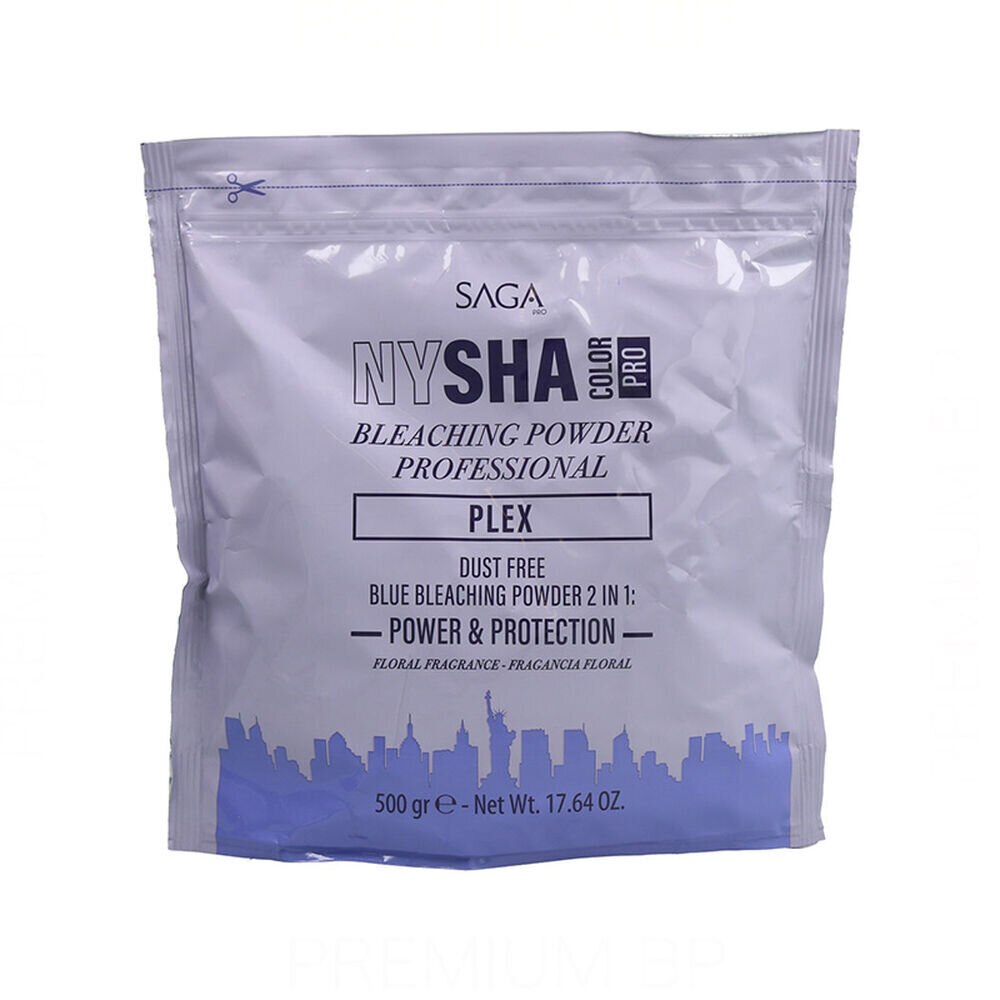 Šviesintojas Saga Nysha Color Pro Powder, 500 g kaina ir informacija | Plaukų dažai | pigu.lt