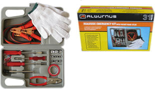 Automobilio įrankių rinkinys Alburnus Emergency Kit, 31 dalies kaina ir informacija | Alburnus Autoprekės | pigu.lt