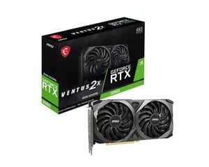 MSI GeForce RTX 3060 VENTUS 2X 8G OC (V397-644R) цена и информация | Видеокарты (GPU) | pigu.lt