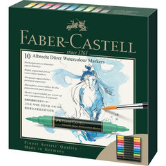 Маркеры Faber-Castell 10 шт цена и информация | Принадлежности для рисования, лепки | pigu.lt