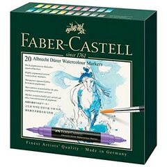 Маркеры Faber-Castell 20 шт цена и информация | Принадлежности для рисования, лепки | pigu.lt