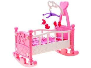 Lopšys su karusele lėlei Jakomisiada kaina ir informacija | Žaislai mergaitėms | pigu.lt