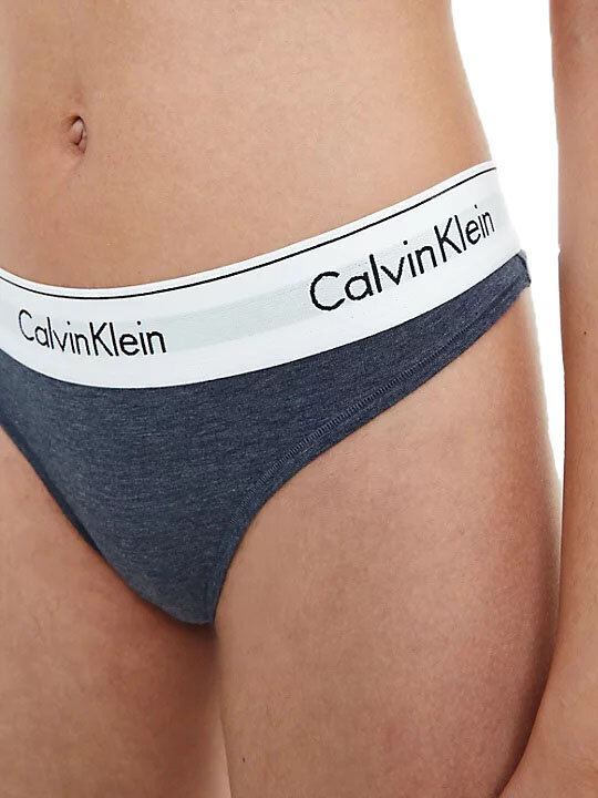 Kelnaitės su juostele moterims Calvin Klein 52958, pilkos kaina ir informacija | Kelnaitės | pigu.lt