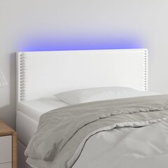 Galvūgalis su led, baltas, 90x5x78/88cm kaina ir informacija | Lovos | pigu.lt