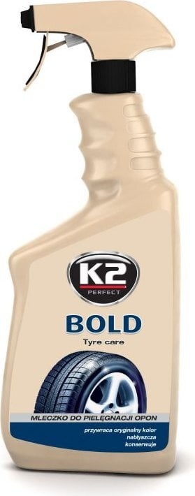 Padangų juodiklis K2 Bold, 700ml kaina ir informacija | Autochemija | pigu.lt