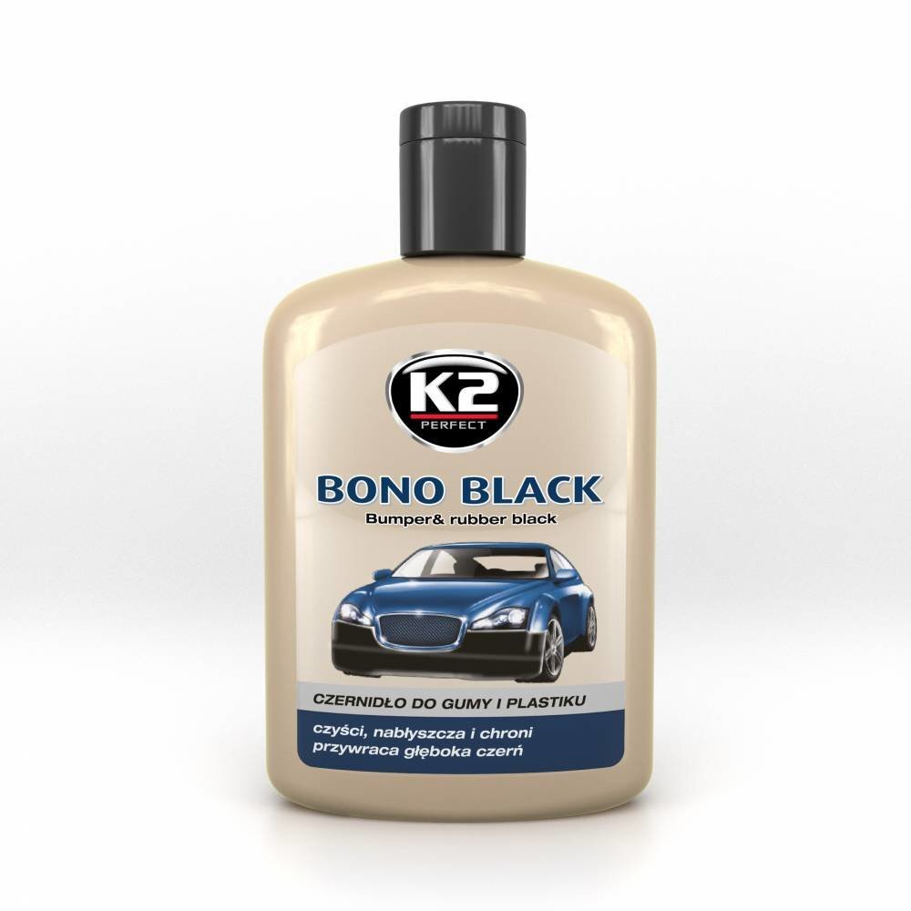 Plastmasių juodintojas K2 Bono Black, 250 ml kaina ir informacija | Autochemija | pigu.lt