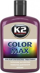 Цветной полироль для экстерьера K2 бордо, 200 мл цена и информация | Автохимия | pigu.lt