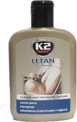 K2 LETAN очиститель и полироль для кожи, 200 мл цена и информация | Автохимия | pigu.lt