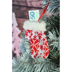Kalėdinė dekoracija, baltos pirštinės kaina ir informacija | Kalėdinės dekoracijos | pigu.lt