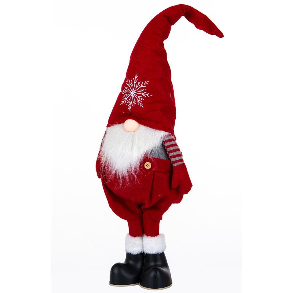 Nykštukas su languota kepure ir teleskopinėmis kojomis 86-105 cm kaina ir informacija | Kalėdinės dekoracijos | pigu.lt