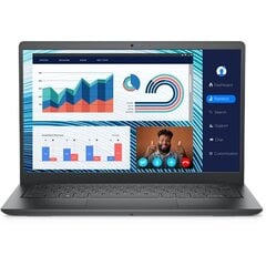 Dell Vostro 14 3420, 14", WVA, FHD, 1920 x 1080, Антибликовый, Intel Core i3, i3-1215U, 8 ГБ, DDR4, SSD 256 ГБ, Intel UHD Graphics, Windows 11 Pro, ENG, Black цена и информация | Ноутбуки | pigu.lt