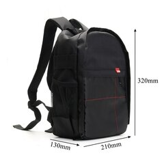 Backpack Black kaina ir informacija | Dėklai, krepšiai fotoaparatams ir objektyvams | pigu.lt