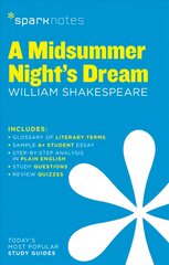 Midsummer Night's Dream SparkNotes Literature Guide kaina ir informacija | Istorinės knygos | pigu.lt