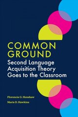 Common Ground: Second Language Acquisition Theory Goes to the Classroom kaina ir informacija | Užsienio kalbos mokomoji medžiaga | pigu.lt