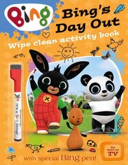 Bing's Day Out: Wipe Clean Activity Book, Bing's Day Out цена и информация | Книги для самых маленьких | pigu.lt