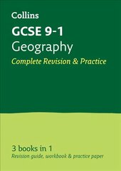 GCSE 9-1 Geography All-in-One Complete Revision and Practice: Ideal for Home Learning, 2022 and 2023 Exams edition, GCSE Geography All-in-One Revision and Practice kaina ir informacija | Knygos paaugliams ir jaunimui | pigu.lt