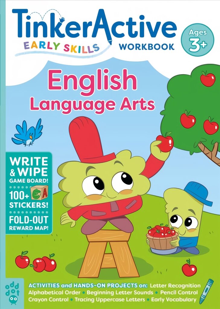 Tinkeractive early skills English language arts workbook kaina ir informacija | Knygos mažiesiems | pigu.lt