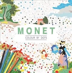 Monet: Colour by Dots kaina ir informacija | Spalvinimo knygelės | pigu.lt