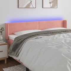 Galvūgalis su led, rožinis, 183x16x78/88 cm kaina ir informacija | Lovos | pigu.lt