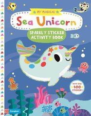 My Magical Sea Unicorn Sparkly Sticker Activity Book kaina ir informacija | Knygos mažiesiems | pigu.lt