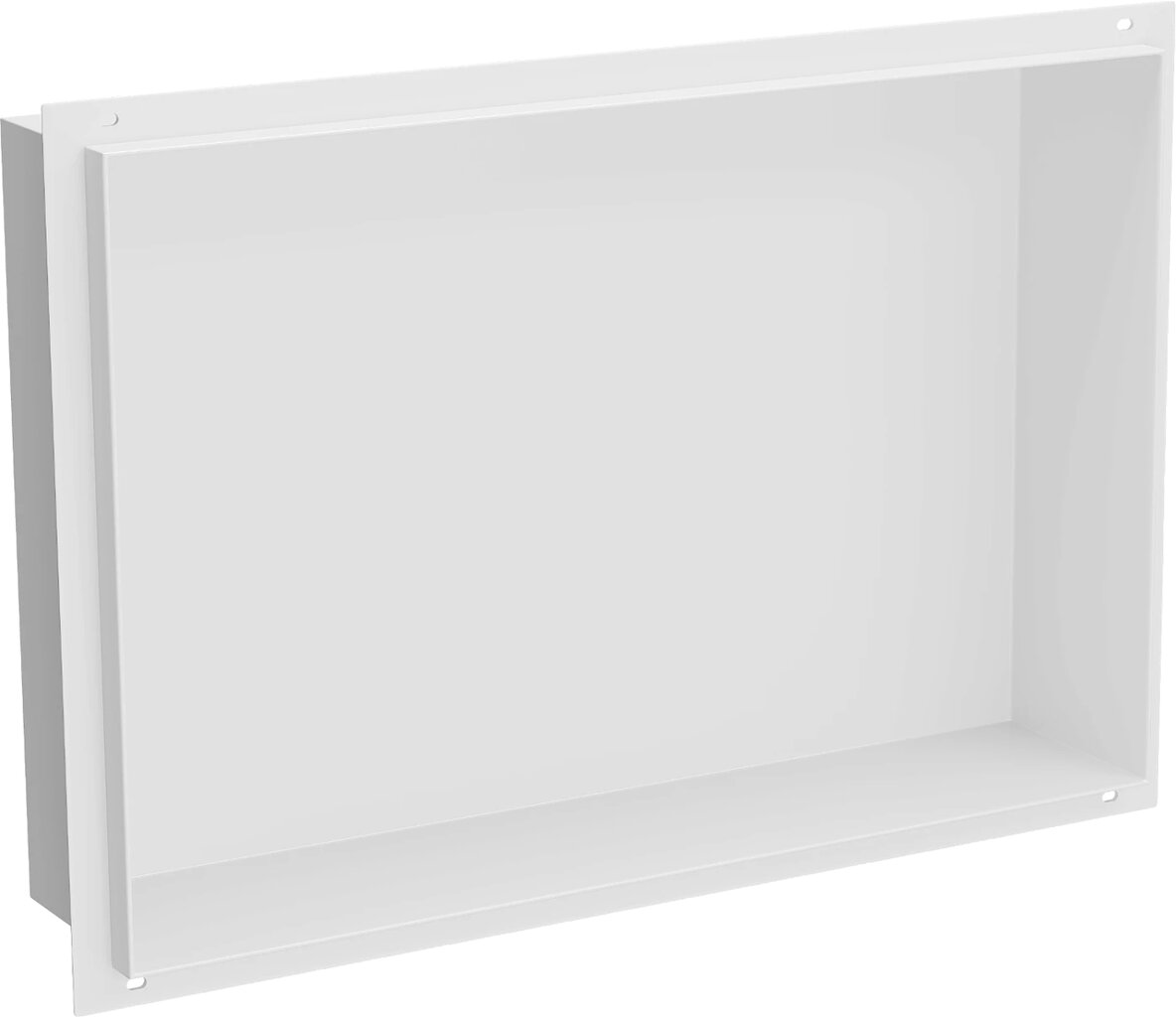 Mexen X-Wall-NR įleidžiama sieninė lentyna, 45x30 cm, White kaina ir informacija | Vonios kambario aksesuarai | pigu.lt