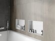 Mexen X-Wall-NR įleidžiama sieninė lentyna, 45x30 cm, White kaina ir informacija | Vonios kambario aksesuarai | pigu.lt