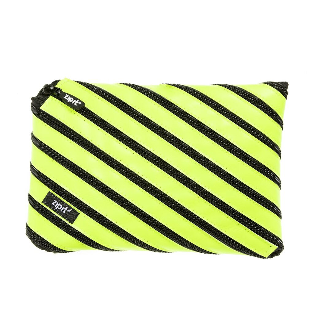 Penalas-pieštukinė ZIPIT Neon Jumbo Pouch, ZJN-3, Geltonos spalvos kaina ir informacija | Penalai | pigu.lt