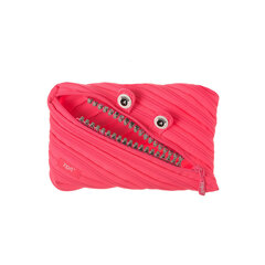 Пенал ZIPIT Grillz Monster Jumbo Pouch, ZTMJ-GR-DY, розовый цена и информация | Пеналы | pigu.lt