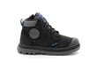 Laisvalaikio batai vaikams Pampa Hi Cuff WP OZ, juodi kaina ir informacija | Aulinukai vaikams | pigu.lt