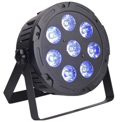 Световой сценический светодиодный прожектор LIGHT4ME QUAD PAR 8x10W MKII RGBW LED, тонкий, плоский цена и информация | Праздничные декорации | pigu.lt