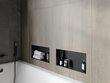 Mexen X-Wall-NR įleidžiama sieninė lentyna, 45x20 cm, Black kaina ir informacija | Vonios kambario aksesuarai | pigu.lt