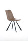 2-jų valgomojo kėdžių komplektas Element Laura Designer chair, Ruda kaina ir informacija | Virtuvės ir valgomojo kėdės | pigu.lt