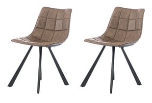 Набор из 2 обеденных стульев Element Kimberly, коричневый цена и информация | Стулья для кухни и столовой | pigu.lt