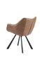 2-jų valgomojo kėdžių komplektas Element Veronica Designer chair, Ruda kaina ir informacija | Virtuvės ir valgomojo kėdės | pigu.lt
