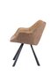 2-jų valgomojo kėdžių komplektas Element Veronica Designer chair, Ruda kaina ir informacija | Virtuvės ir valgomojo kėdės | pigu.lt