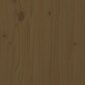 vidaXL Lovos rėmas, medaus rudas, 90x200cm, pušies medienos masyvas kaina ir informacija | Lovos | pigu.lt