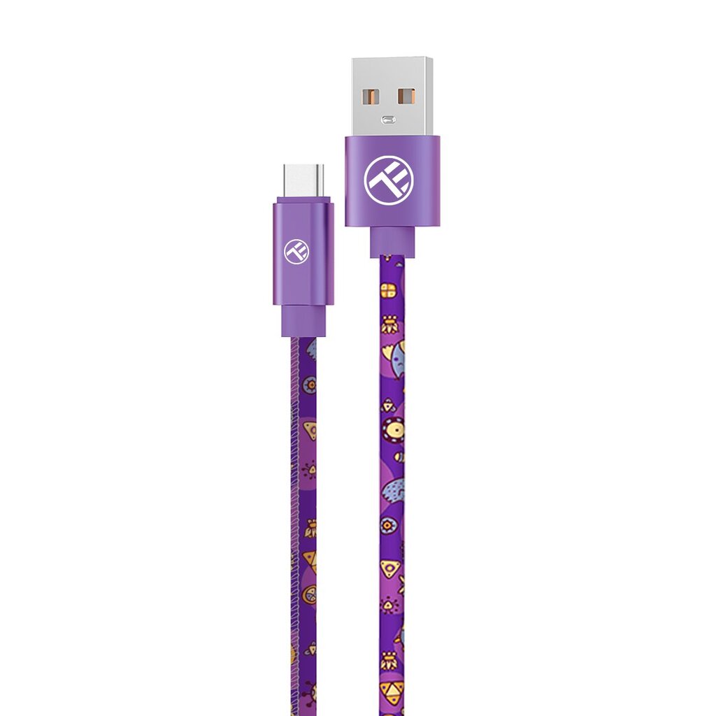 Tellur Graffiti USB to Type-C, 3A, 1m kaina ir informacija | Laidai telefonams | pigu.lt