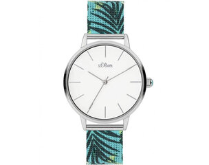 Moteriškas laikrodis S.Oliver SO-3978-MQ, sidabrinė kaina ir informacija | Moteriški laikrodžiai | pigu.lt