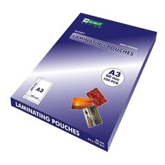 Laminavimo vokeliai Leviatan 009248 A3 80micm 100vnt kaina ir informacija | Kanceliarinės prekės | pigu.lt