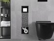 Mexen X-Wall-BP potinkinis tualetinio popieriaus laikiklis su dėklu, Black kaina ir informacija | Vonios kambario aksesuarai | pigu.lt